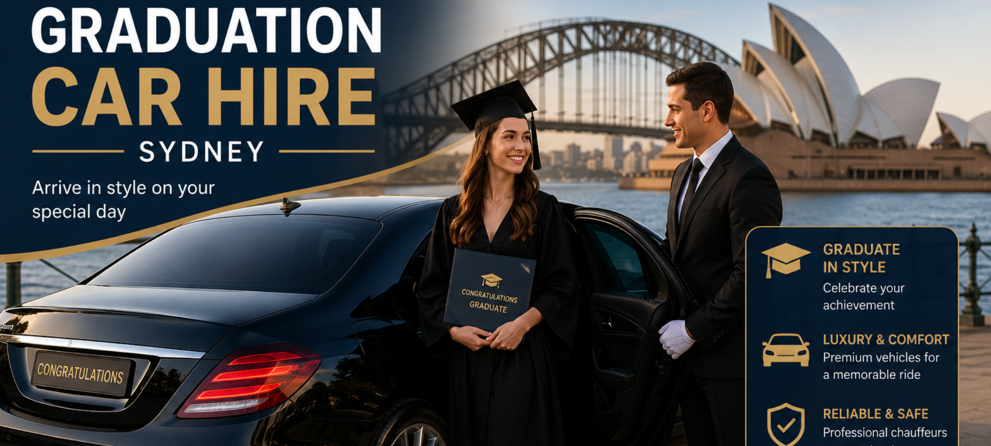 Graduation Car Hire Sydney