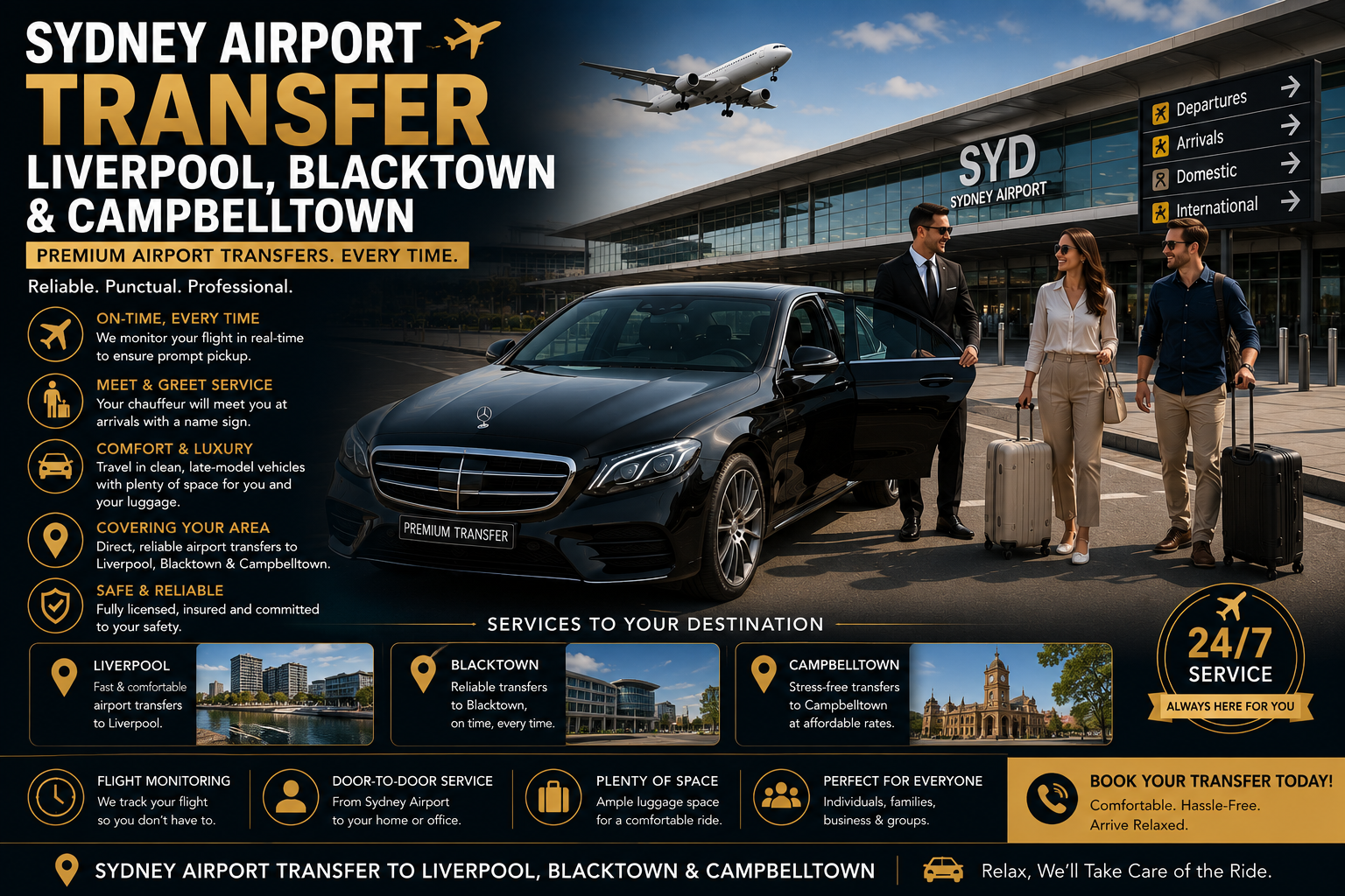 Sydney Airport Transfer Liverpool