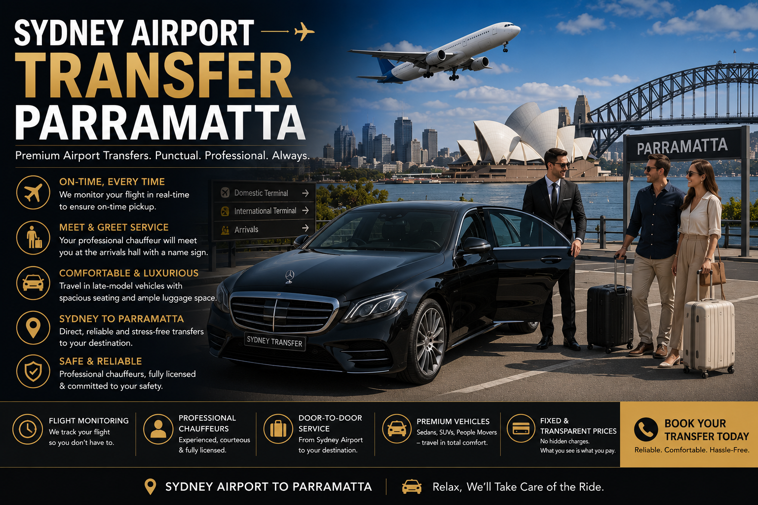Sydney Airport Transfer Parramatta
