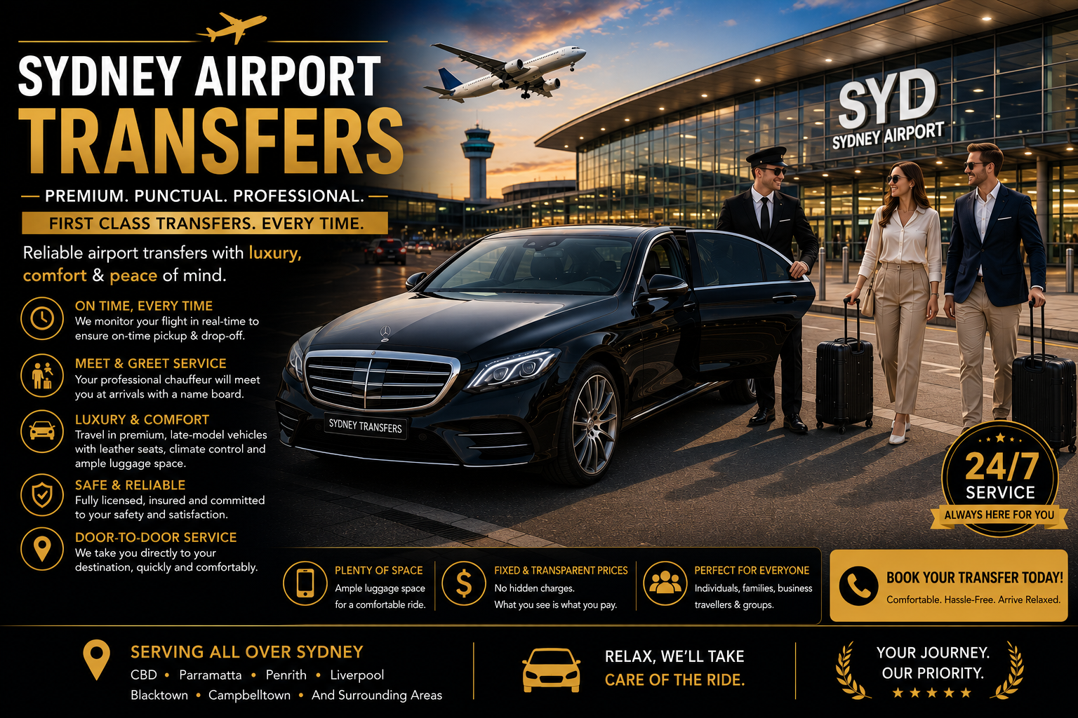 Sydney airport transfers service