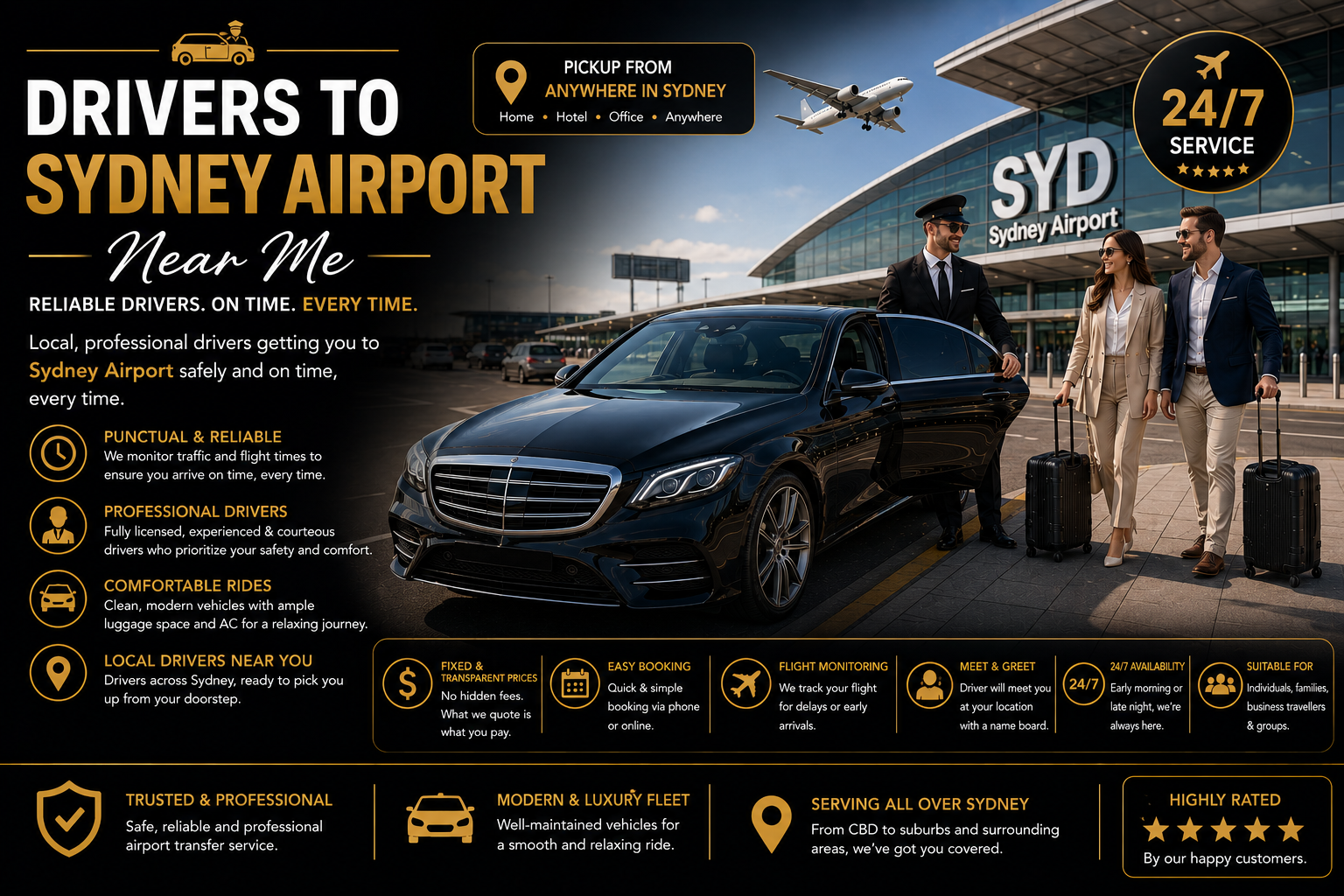 Drivers to Sydney Airport Near Me