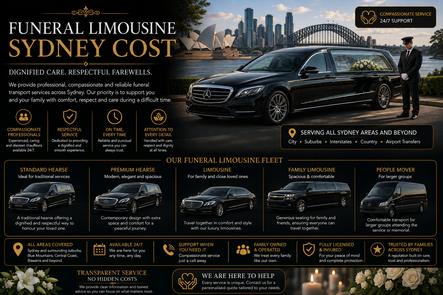 Funeral Limousine Sydney Cost